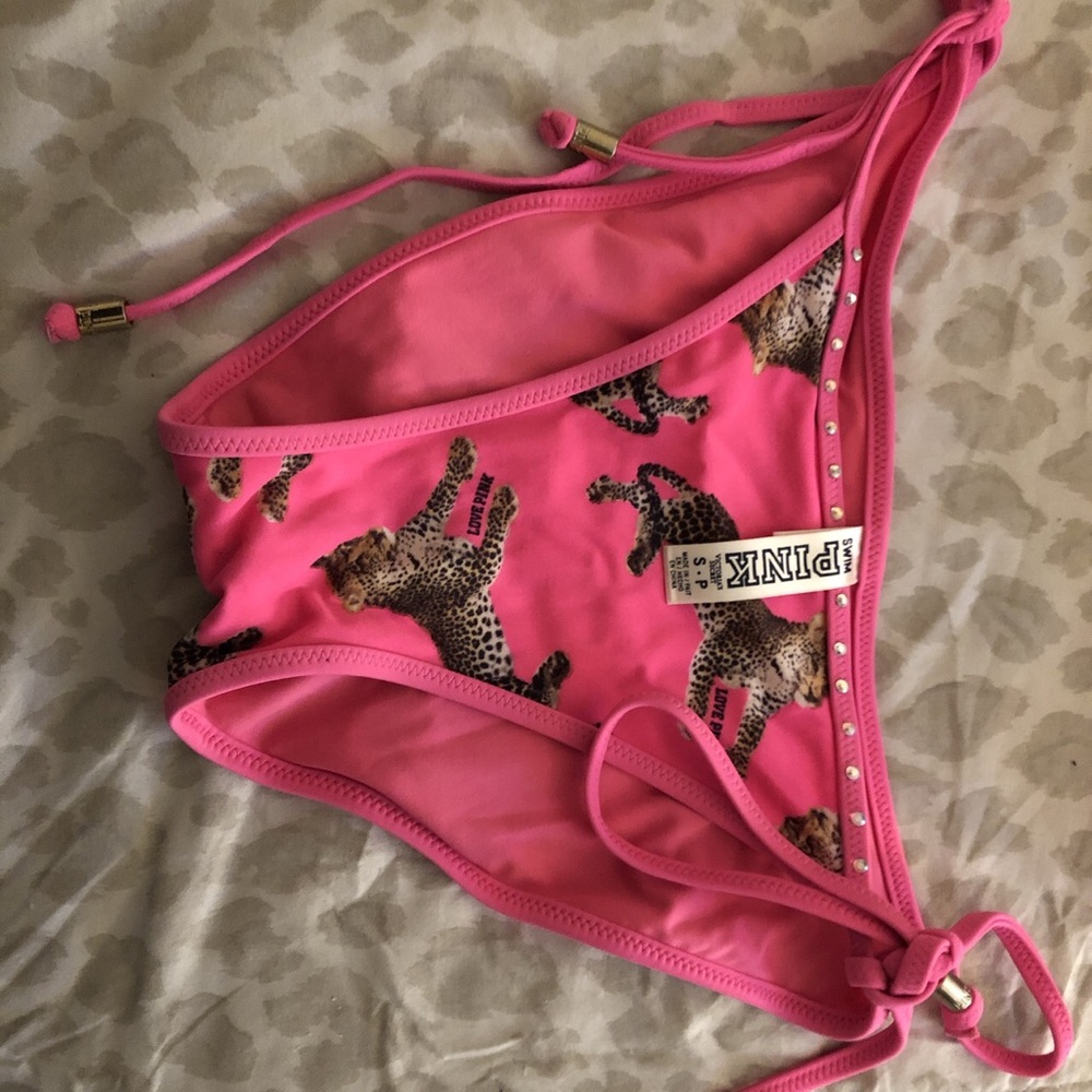 Victoria secrets PINK cheetah 2 piece baiting suit